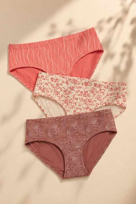 Zivame Medium Rise Full Coverage Hipster Panty (Pack of 3) - Multicolor — image 2